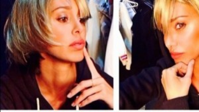Belen Rodriguez bionda su Facebook
