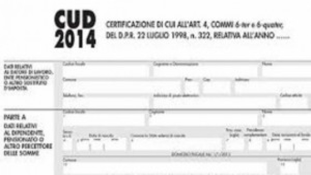 Cud 2014 Inps: scadenza 28 febbraio