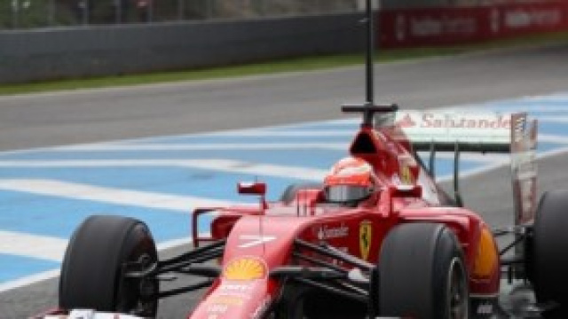 Kimi Raikkonen sulla Ferrari F14 T