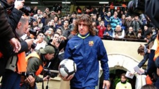 Carles Puyol, capitano del Barcellona