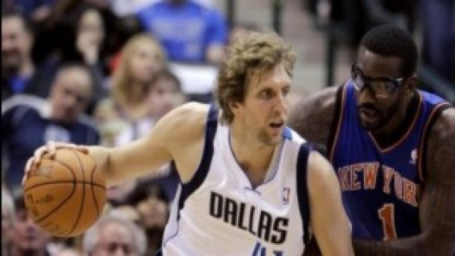 Dirk Nowitzki contro Amar'e Stoudemire