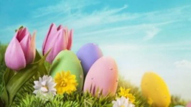 uova di  pasqua colorate 