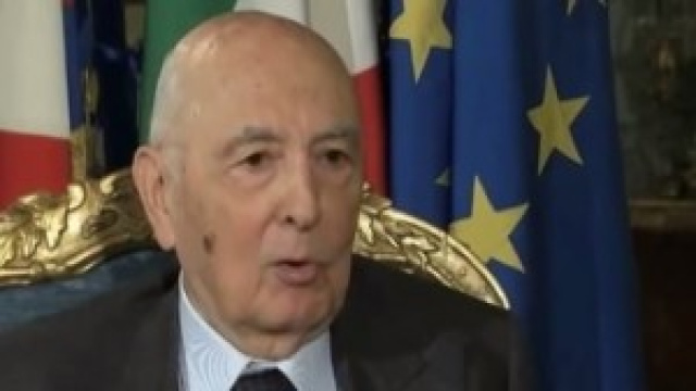 Napolitano in un'intervista