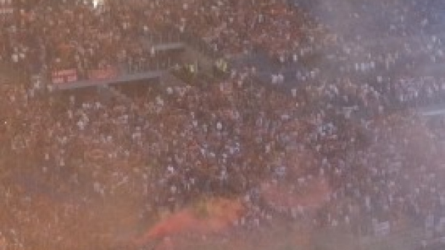 Il pubblico dello Stadio Olimpico