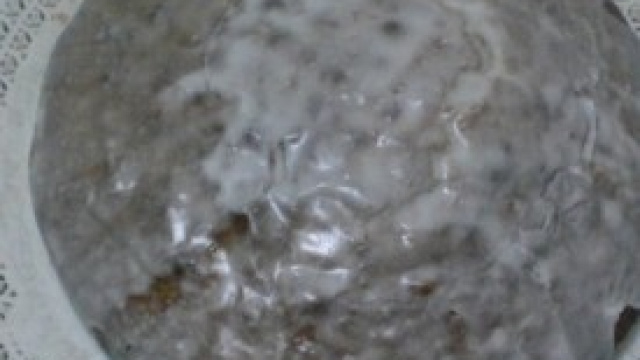 Risultato finale torta glassata all'arancia