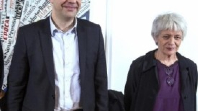 Alexis Tsipras e Barbara Spinelli