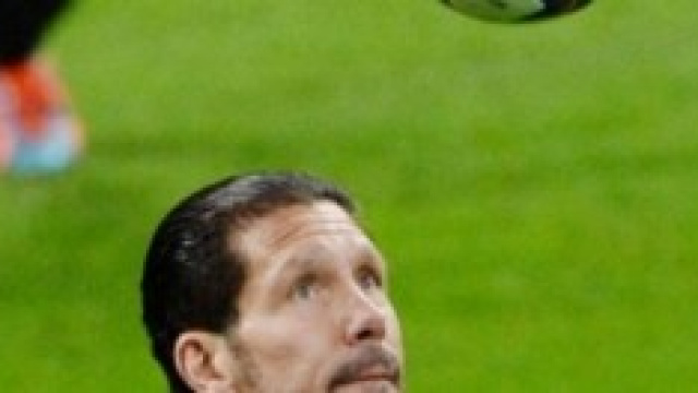 Simeone, allenatore dell'Atletico Madrid