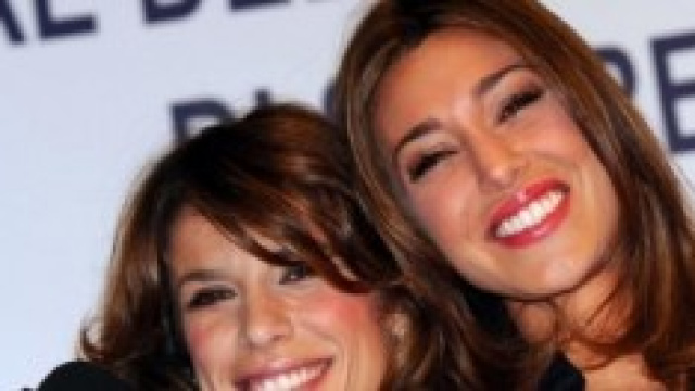 Belen Rodriguez con Elisabetta Canalis
