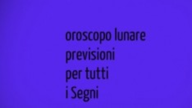 Oroscopo della Luna dal 24 al 30 marzo 2014