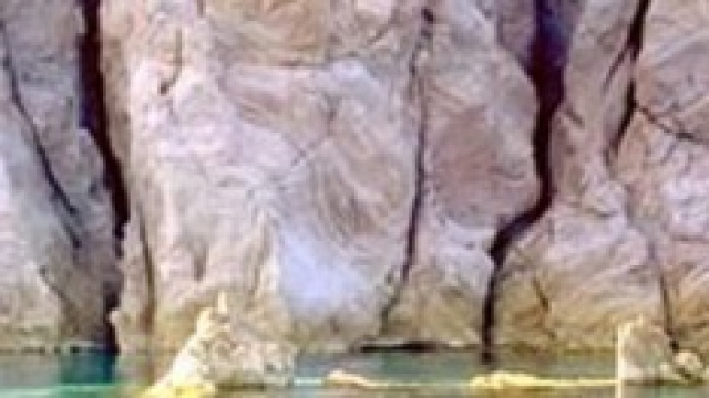 una delle pareti a strapiombo di Vulcano