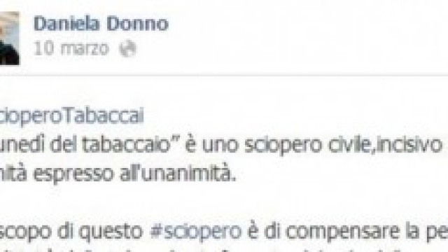 Daniela donno su facebook vs sigaretta elettronica