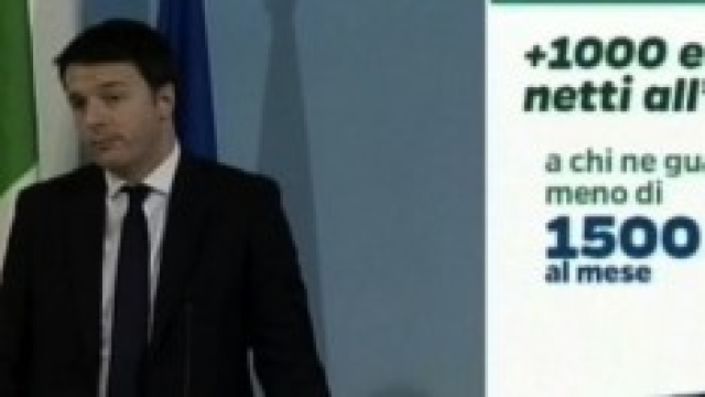 Renzi, dettagli aumento busta paga per lavoratori