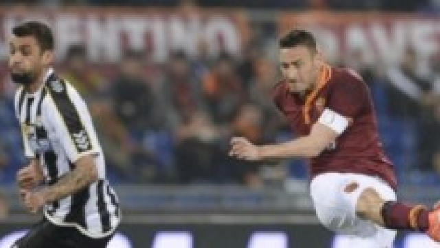 Il capitano della Roma Francesco Totti