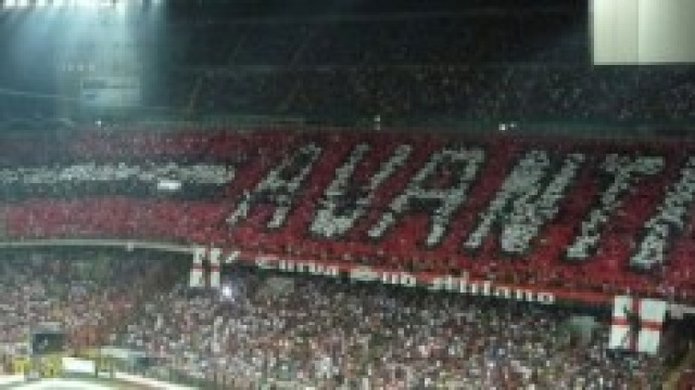 Curva del Milan a San Siro