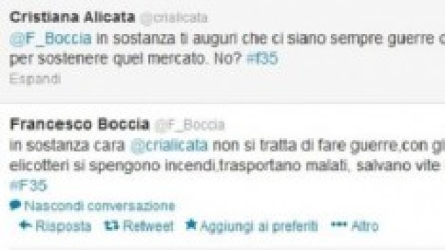 Boccia spiega a cosa servono gli f35