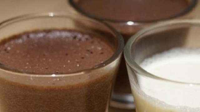 Deliziose mousse al cioccolato 