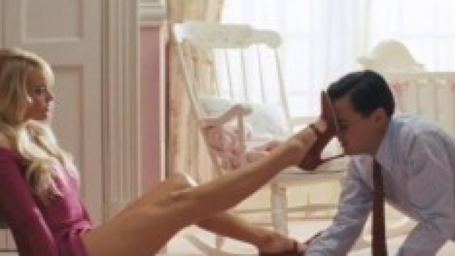 Un' immagine del film The Wolf of Wall Street