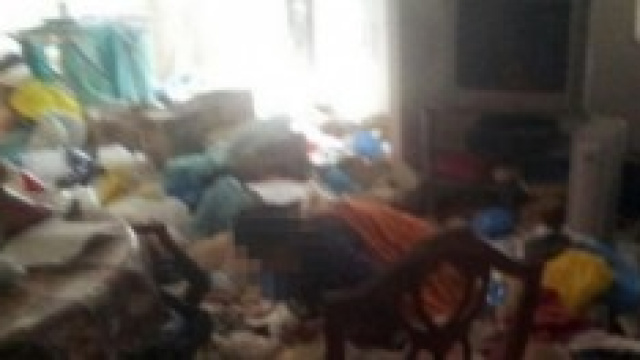 La sconvolgente immagine della casa-lager