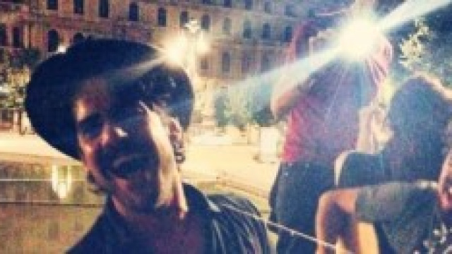 Mannarino in uno scatto della sua pagina Facebook