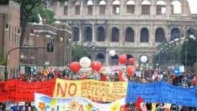 Manifestazione per la casa, Roma 12 aprile