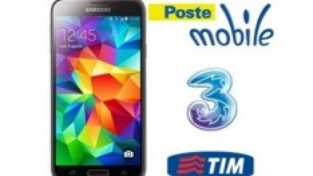 Samsung Galaxy S5 con Tim, Tre Italia, PosteMobile