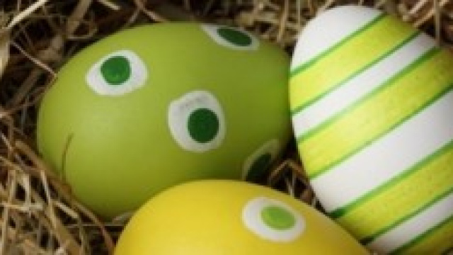 Uova coloratissime di Pasqua