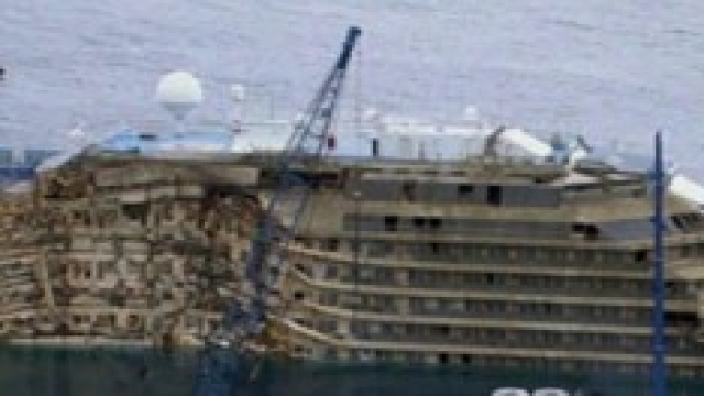 La Costa Concordia come si mostra ora