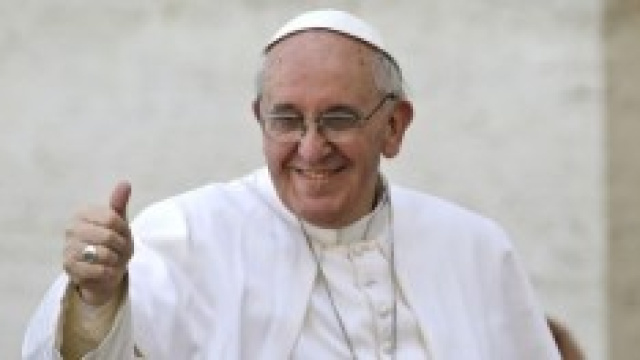 Un'immagine del Papa attuale , Francesco I.