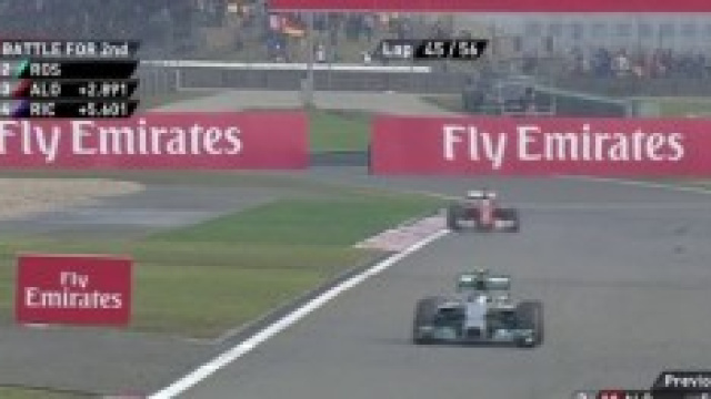 Formula 1 2014 GP Cina: Rosberg supera Alonso