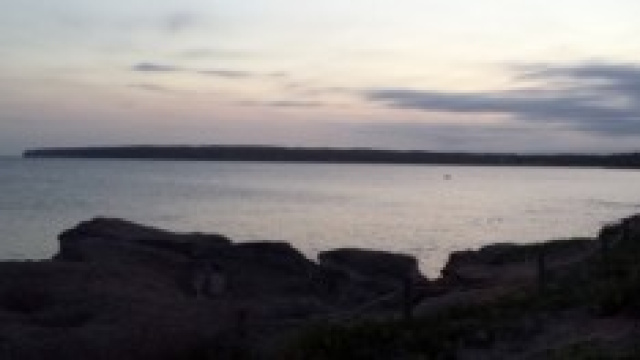 Platja de Migjorn al tramonto