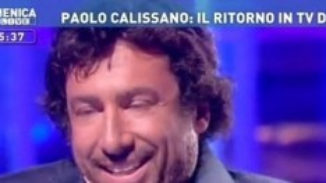 Paolo Calissano a Domenica live