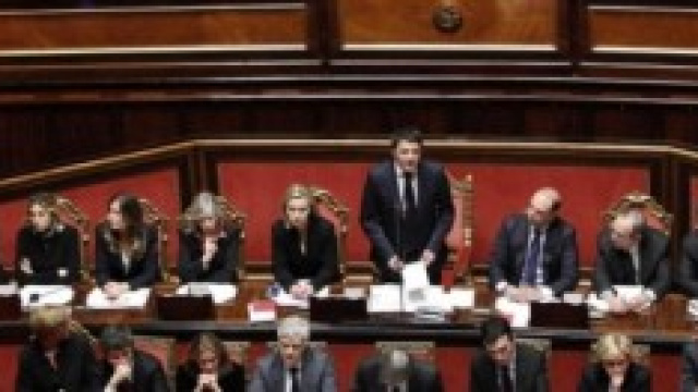 Una seduta del Parlamento