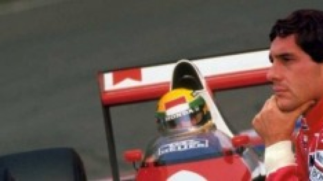 Ayrton Senna e la sua McLaren