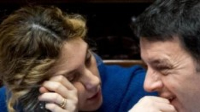 Maria Anna Madia e Matteo Renzi