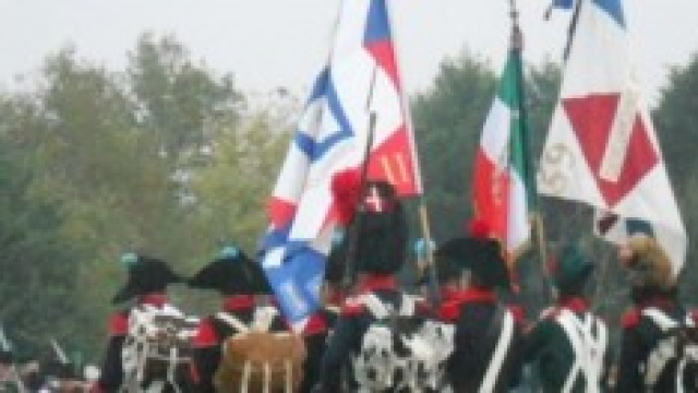 Rievocatori napoleonici in parata