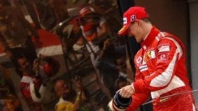 Il campione di Formula 1 Michael Schumacher