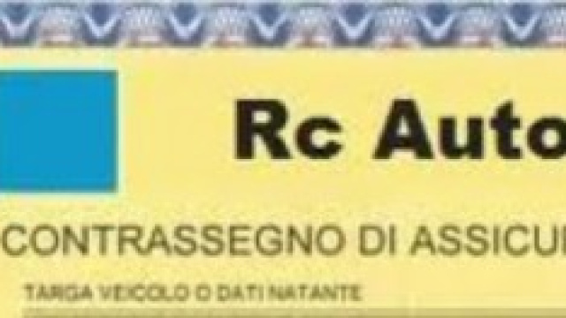 Contrassegno di assicurazione 