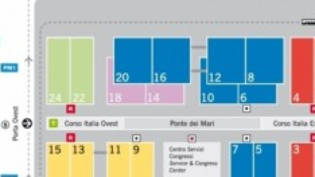 Salone del Mobile 2014 a Milano, mappa