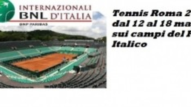 Internazionali d'Italia tennis Roma 2014 date e Tv