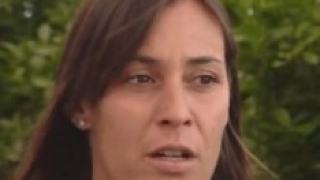 Flavia Pennetta in campo a Roma