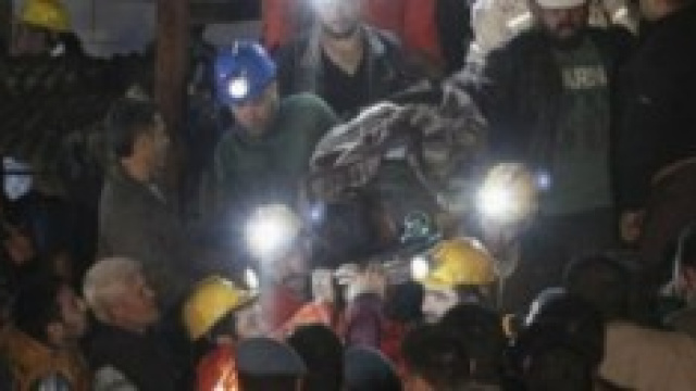 Un'immagine della tragedia nella miniera