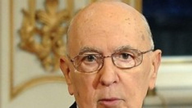 Giorgio Napolitano, presidente della Repubblica