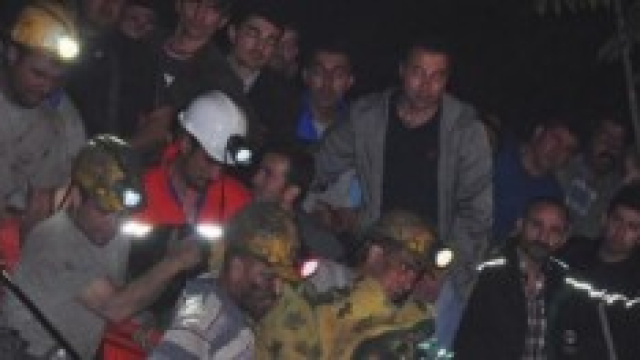 Una delle immagini dell'incidente minerario
