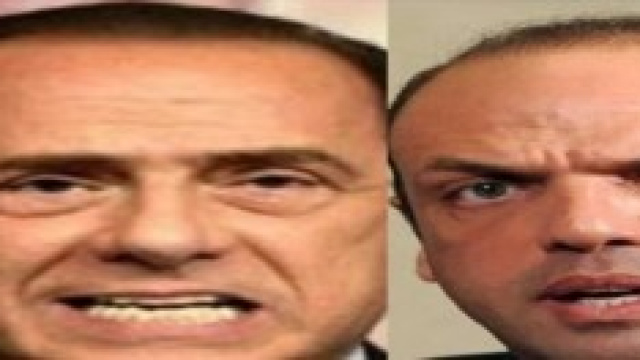 Berlusconi porge la guancia ad Alfano.