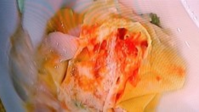 Rosette agli asparagi gratinate