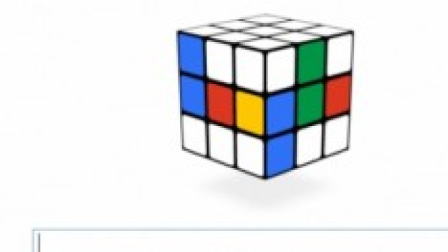 il cubo di Rubik oggi nel doodle di Google
