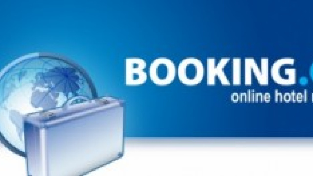 Il logo del famoso portale Booking.com