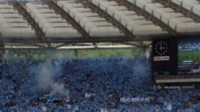 La curva laziale delusa dall'ultimo campionato