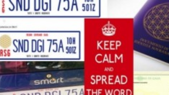 Alcuni dei documenti del "Regno sovrano di Gaia"