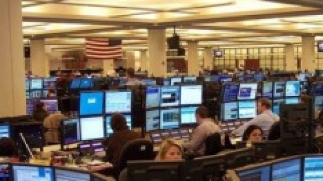 Una sala di trading (Public Domain)